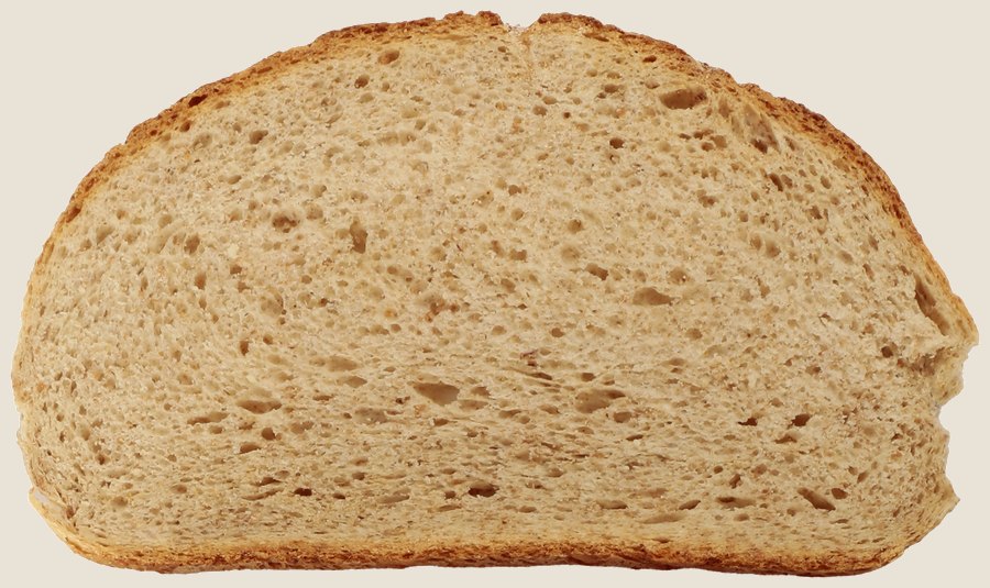 Doorsnede grof brood